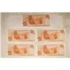 Image 2 : 5-CENTRAL BANK OF ARGENTINA 1 PESO CRISP UNC BILLS