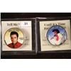 Image 1 : 2-COLORIZED ELVIS PRESLEY KENNEDY HALF DOLLARS