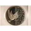Image 1 : 1973 UNITED NATIONS PROOF SILVER PEACE MEDAL