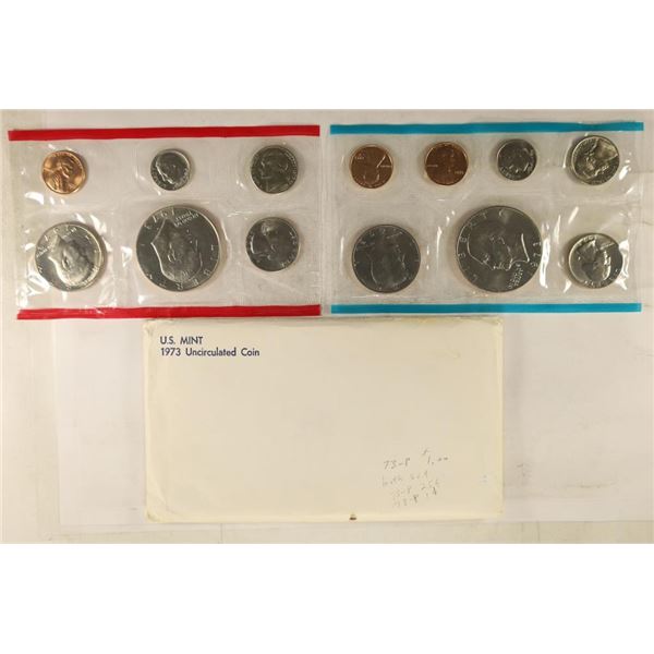 1973 US MINT SET (UNC) P/D/S (WITH ENVELOPE)