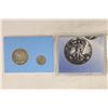 Image 2 : 2-SILVER CLASSICS 1944-D WALKING LIBERTY HALF AND