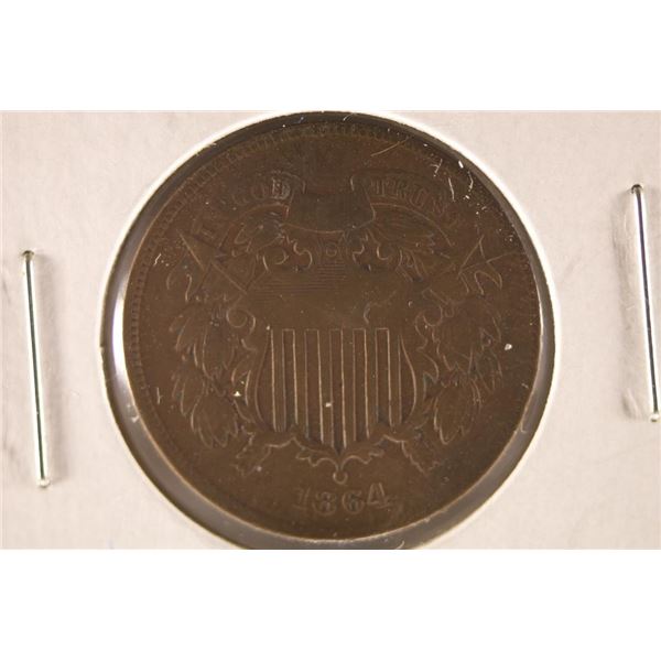 1864 U.S. 2 CENT PIECE