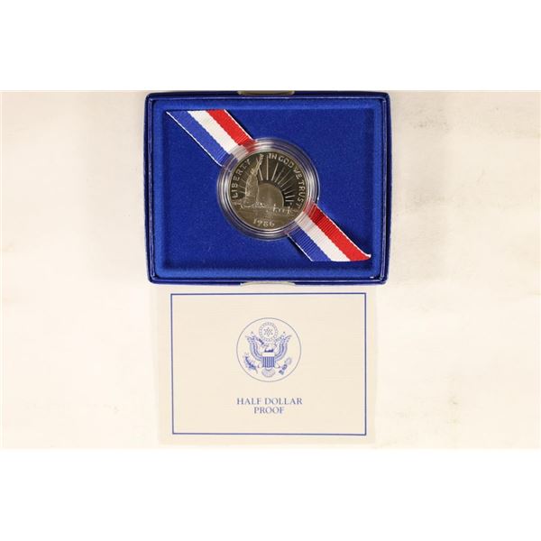 1986-S U.S. LIBERTY PROOF HALF DOLLAR ORIGINAL US