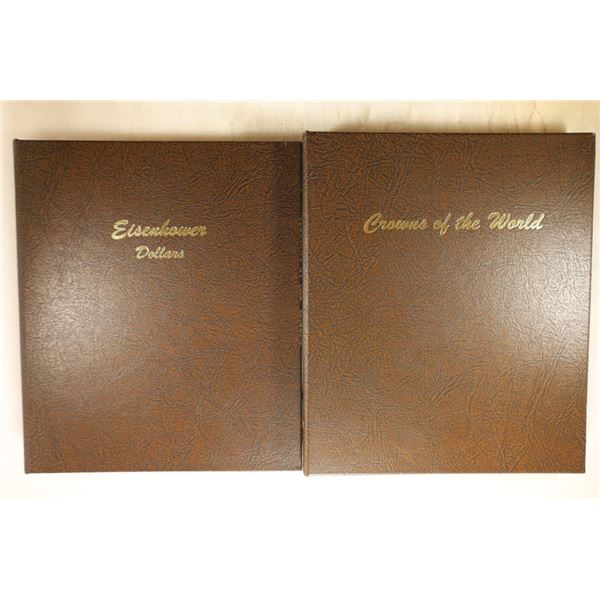 2 DANSCO COIN ALBUMS: EISENHOWER DOLLARS 1971