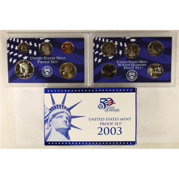 2003 US PROOF SET (WITH BOX)