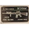 Image 1 : 1 TROY OZ .999 FINE SILVER PROOF INGOT.  M16A4