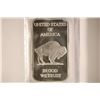 Image 1 : 1 TROY OZ .999 FINE SILVER PF INGOT INDIAN/BUFFALO