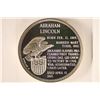 Image 2 : 33.6 GRAMS STERLING SILVER PF ROUND "ABRAHAM