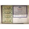 Image 2 : 2004-A UNCUT SHEET OF 4-$20 FEDERAL RESERVE STAR