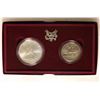 Image 1 : 1992-D US OLYMPIC 2 COIN SET CONTAINS: UNC $1