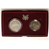 Image 2 : 1992-D US OLYMPIC 2 COIN SET CONTAINS: UNC $1