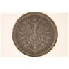 Image 2 : 1874-A GERMAN SILVER 1 MARK .1606 OZ. ASW