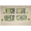 Image 2 : 2-1970 & 2-1978 BANK OF ENGLAND 1 POUND NOTES