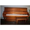 Piano with bench 60" W x 42" T