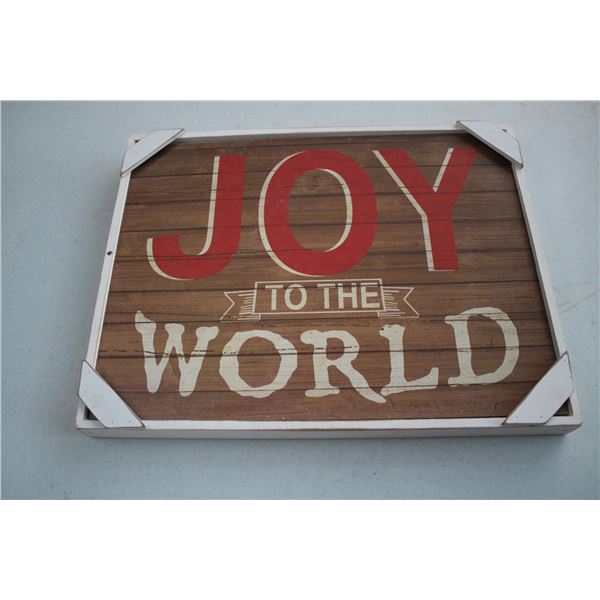 Joy to the World - Wall art
