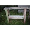 Wooden sawhorses (49" L x 36" T x 10" W)