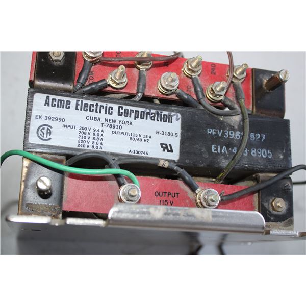 ACME electric corporation transformer