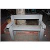 Image 1 : Wooden outdoor bench (48" L x 24" W x 26" T)