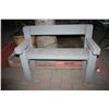 Image 2 : Wooden outdoor bench (48" L x 24" W x 26" T)