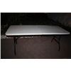 Image 2 : White folding table (6' x 30" W x 30" T)