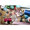Image 5 : Sewing accessories (threads, scissors, pins misc)