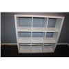 Image 1 : White organizing shelf (43.5" x 43.5" x 11.5")