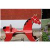 Image 3 : Vintage wood rocking horse 35" x 32"