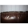 Image 3 : Leather couch set (2 pieces - 98" x 38" and 70" x 40")