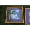 Image 2 : Jesus framed art (2) 17" X 17"