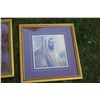 Image 3 : Jesus framed art (2) 17" X 17"