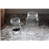 Image 2 : Glass cups/mugs and jar