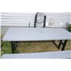 Image 3 : Foldable picnic table - 6' Long