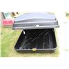 Image 3 : Sportsrack Cargo Box with key and accessories to secure on top of vehicle (no problems)