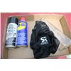 Image 3 : WD-40, carb cleaner, bag and vase