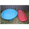 Image 1 : Plastic swimming pool and toboggan sled