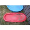 Image 3 : Plastic swimming pool and toboggan sled