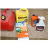 Image 2 : Gas can, ant bait, bbq cleaner, antifreeze, chainsaw oil