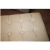 Image 2 : White leather Storage ottoman (some seams open) 48" W x 19" D x 17" T