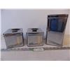 Image 1 : (3)Countertop Storage Containers