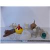 Image 1 : (7) Glass Insulators + Misc Decor