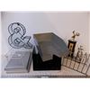 Image 1 : *Assorted Office Storage, (2) Heavy Duty Clipboards + Trophy