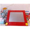 Image 2 : Etch a Sketch + Barbie Toy and Colouring book