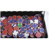 Image 3 : Silver case filled with poker chips