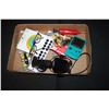 Image 1 : Wireless car charger, gameboy colour, misc items
