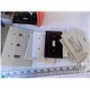 Image 4 : (2) Garrison Programmable Thermostats + Assorted Light Switches and Covers