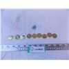 Image 1 : (9) Heads or Tails Tokens and an Earring