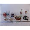 Image 1 : Nautical Barometer, 2 Oilers Mugs, Oiler Cup, Coop Salt and Pepper Shakers + Assorted Items