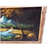 Image 3 : *Framed Velvet Painting (49.5x26.25)