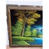 Image 3 : *Framed Velvet Painting (49x26)