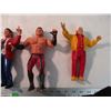 Image 3 : (4) LJN rubber wrestlers